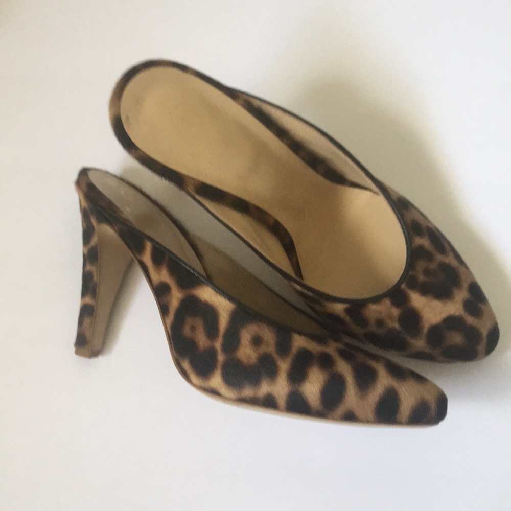 BRAND NEW Brother Vellies Leopard Mules